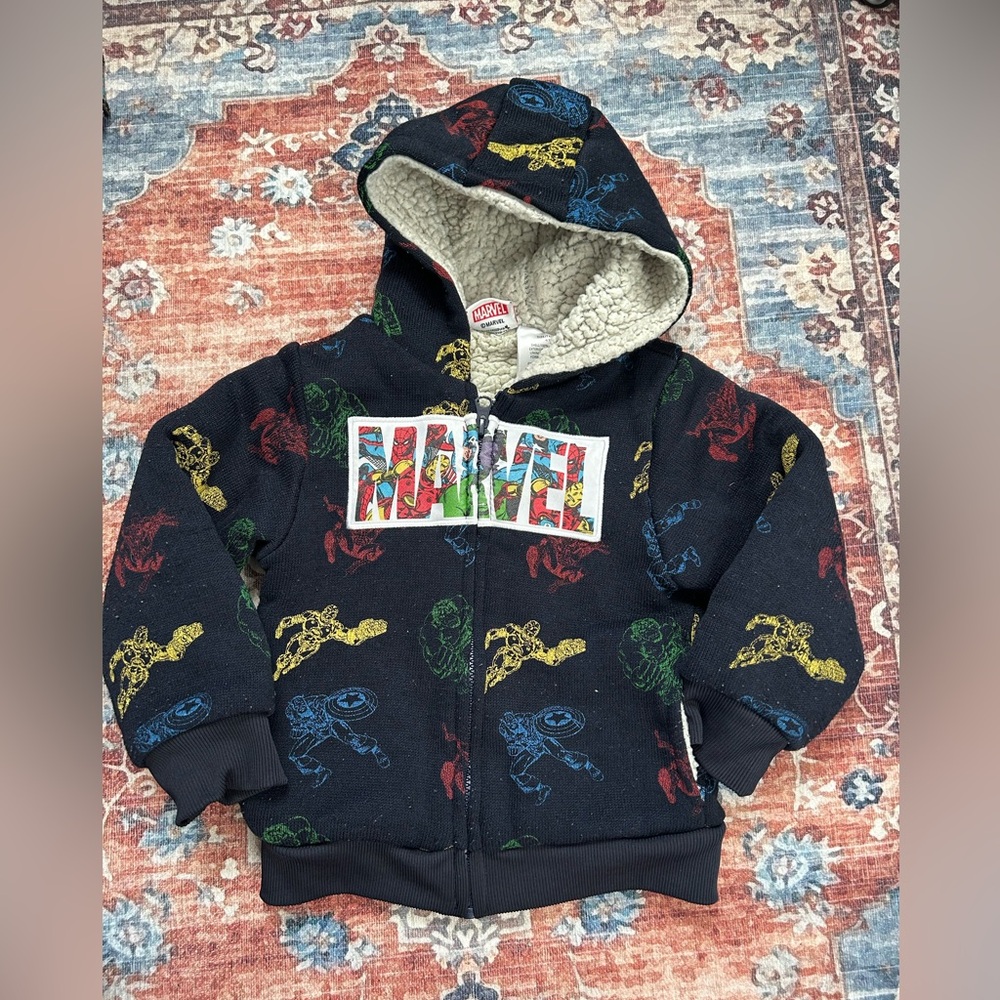 Marvel Kids Multicolor Graphic Hoodie size 4t